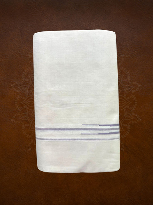 Premium Handloom Puliyilakkara Mundu - LHMDB026-1