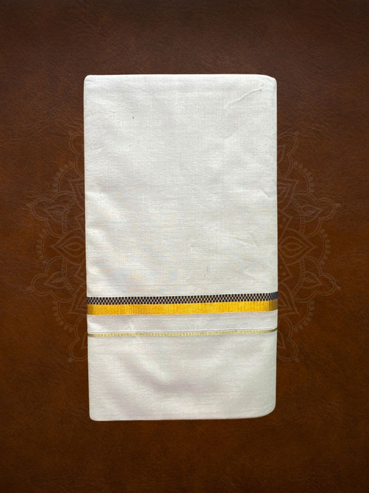 Premium Handloom Puliyilakkara Mundu - LHMDB029